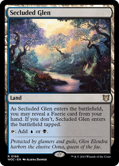 Secluded Glen (Commander: Wilds of Eldraine) Light Play