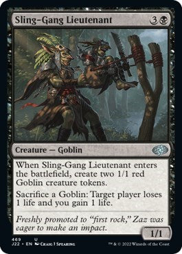 Sling-Gang Lieutenant (Jumpstart 2022) Light Play