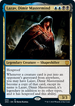 Lazav, Dimir Mastermind (Commander 2020 Zendikar Rising) Light Play