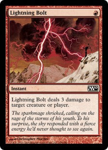 Lightning Bolt (Magic 2010 Core Set) Medium Play