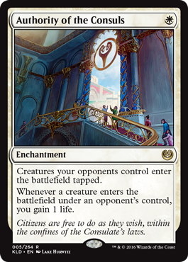 Authority of the Consuls (Kaladesh) Light Play Foil