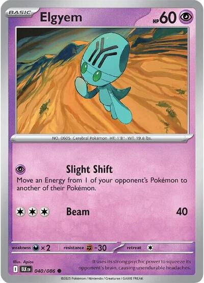Elgyem (SV: Black Bolt) Light Play