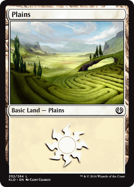 Plains (252) (Kaladesh) Light Play Foil