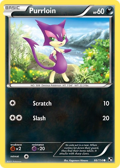 Purrloin (Black and White) Light Play