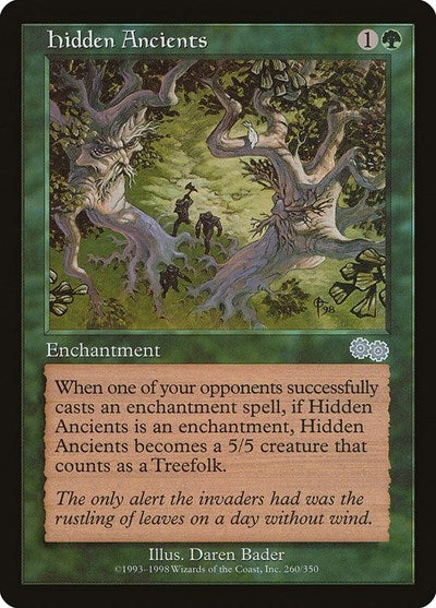 Hidden Ancients (Urza's Saga) Light Play