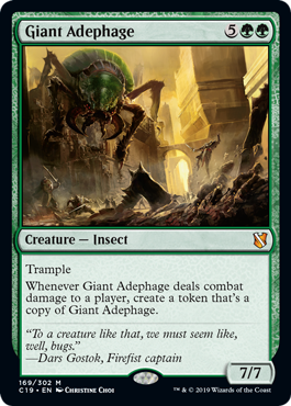 Giant Adephage (Commander 2019) Light Play