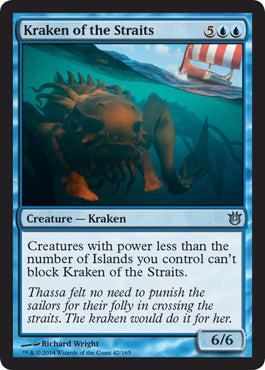 Kraken of the Straits (Born of the Gods) Light Play Foil