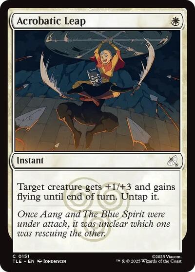 Acrobatic Leap (Avatar: The Last Airbender: Eternal-Legal) Light Play Foil