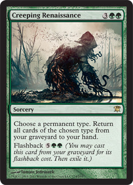 Creeping Renaissance (Innistrad) Light Play Foil