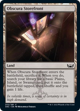 Obscura Storefront (Streets of New Capenna) Light Play Foil
