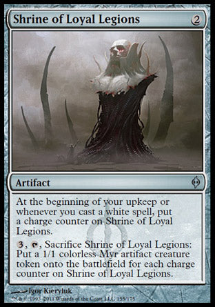 Shrine of Loyal Legions (New Phyrexia) Light Play