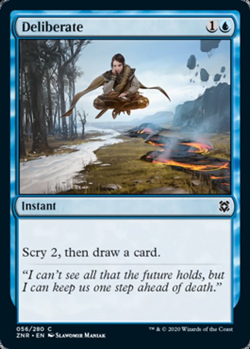 Deliberate (Zendikar Rising) Light Play