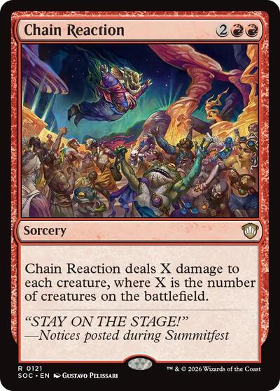 Chain Reaction (Commander: Secrets of Strixhaven) Light Play