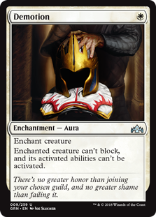 Demotion (Guilds of Ravnica) Light Play