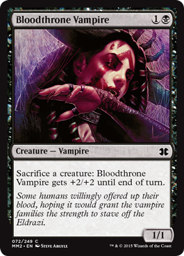 Bloodthrone Vampire (Modern Masters 2015) Light Play