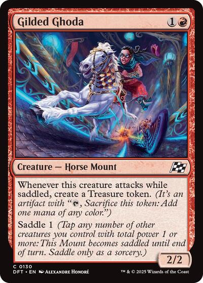 Gilded Ghoda (Aetherdrift) Light Play Foil