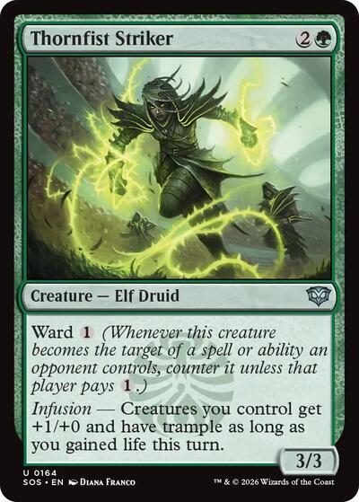 Thornfist Striker (Secrets of Strixhaven) Near Mint Foil