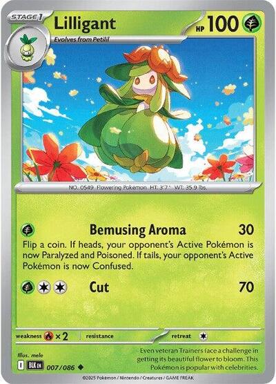 Lilligant (SV: Black Bolt) Light Play