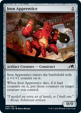 Iron Apprentice (Kamigawa: Neon Dynasty) Light Play