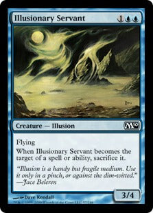 Illusionary Servant (Magic 2010 Core Set) Light Play