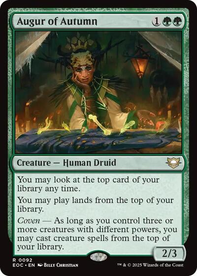 Augur of Autumn (Commander: Edge of Eternities) Light Play