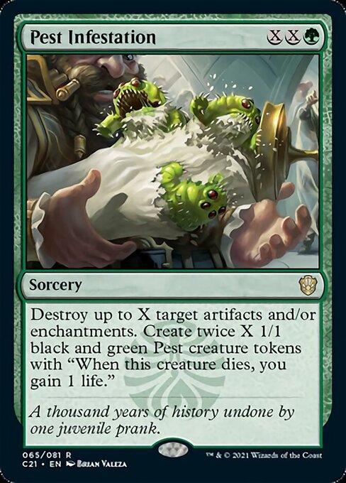 Pest Infestation (Commander 2021 Strixhaven) Light Play