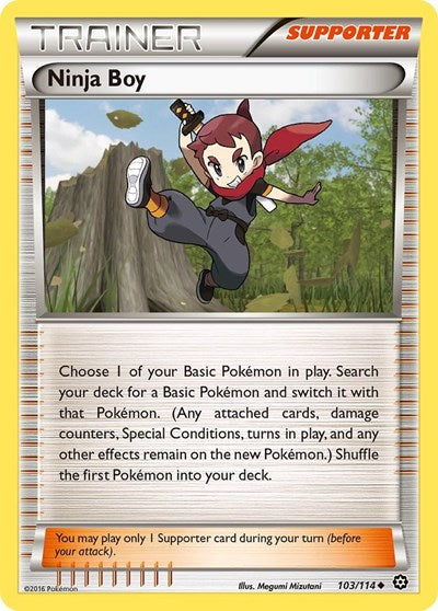 Ninja Boy (XY - Steam Siege) Medium Play