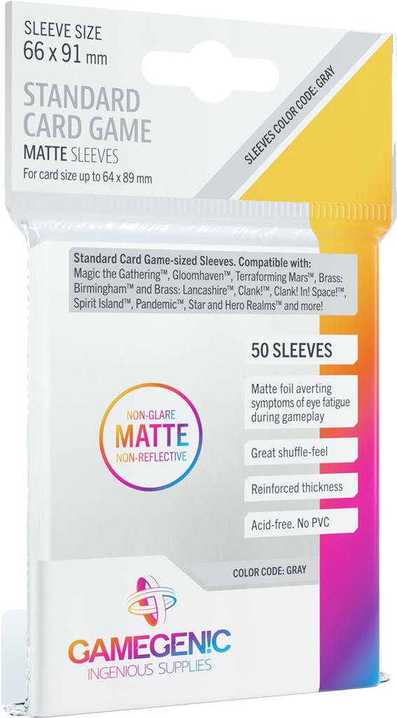 Matte Sleeve: Standard Card Game (66 X 91 MM)