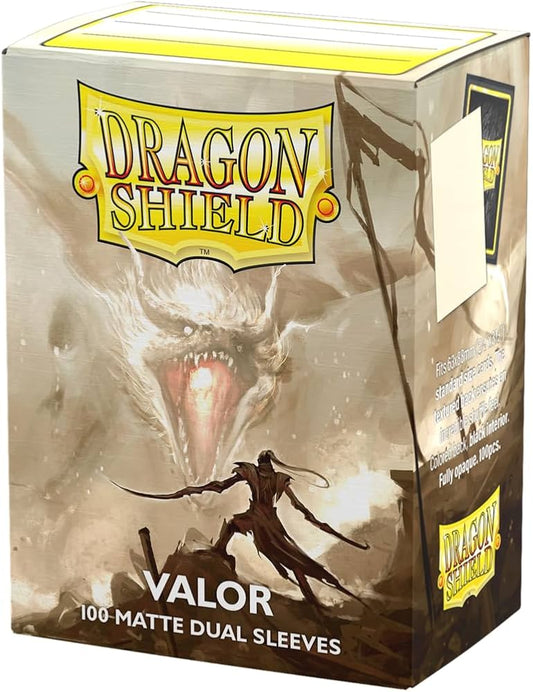 Dragon Shield Dual Matte Standard Sleeves - Valor (100-Pack) - Dragon Shield Card Sleeves
