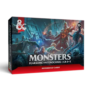 DnD reference cards:Monsters: Fearsome and Ferocious