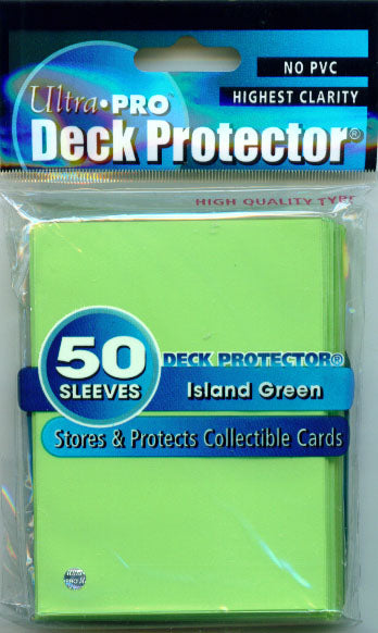 Ultra Pro Standard Sleeves Pack of 50 in Island Green