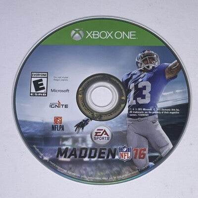 Madden 16 [Disc Only] (Xbox 360)