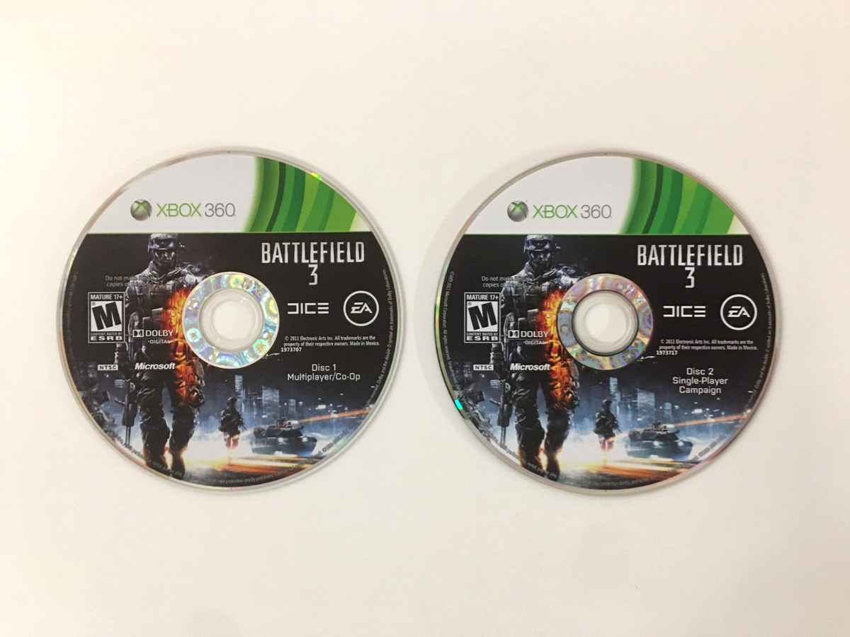 Battlefield 3 - Discs 1 & 2 [Discs Only] (Xbox 360)