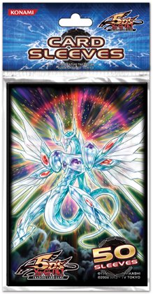 5D's Yugioh Trading Card Game Konami Majestic Star Dragon 50 ct Sleeves