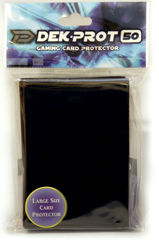Dek Prot 50ct. Standard Sleeves - Midnight Black