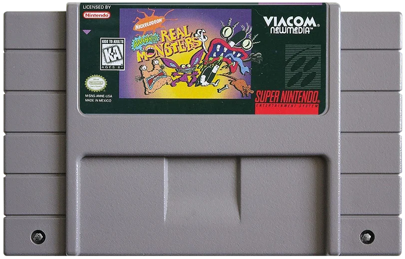 Nickelodeon Aaahh!!! Real Monsters (SNES)