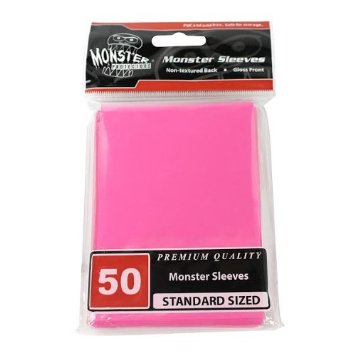 Monster Matte Sleeves (50ct) - Pink