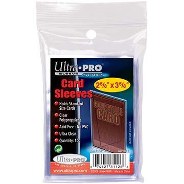 2-1/2" X 3-1/2" Soft Card Sleeves
