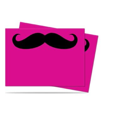Pink Mustachio Standard Deck Protectors 50ct