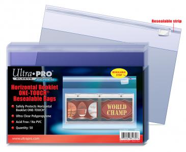 Horizontal Booklet One-Touch Resealable Bags 50 ct