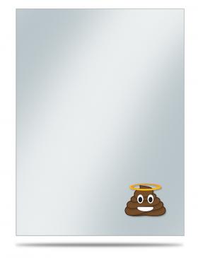 Printed Deck Protector Sleeve Covers - Emoji Holy #&$! (50 ct)