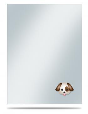 Printed Deck Protector Sleeve Covers - Emoji Dog (50 ct)