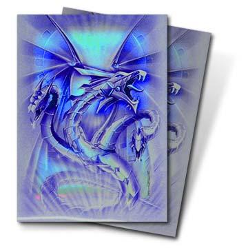 Navy Diamond Dragon Standard Deck Protectors by Monte Moore 50ct