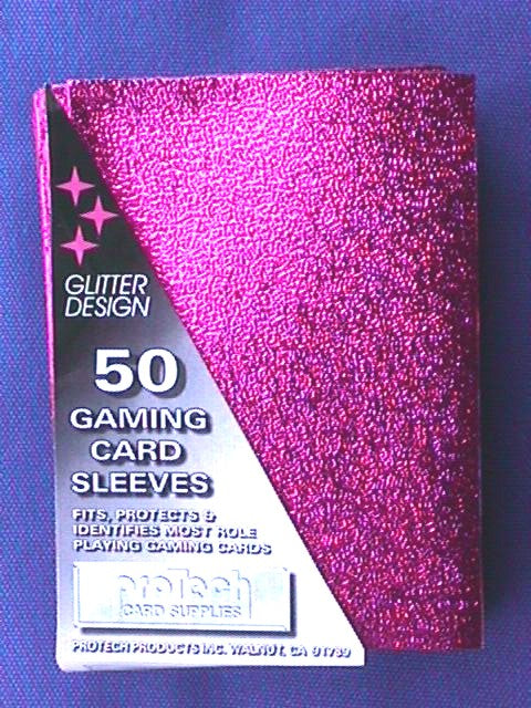 Protech Glitter-Back Sleeves - Magenta