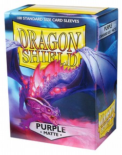 100 Sleeves Standard Matte - Dragon Shield - Purple