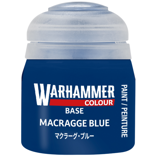Warhammer Paints: BASE: MACRAGGE BLUE 12ML