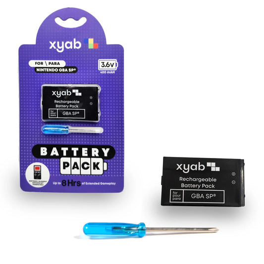Rechargeable battery pack for Nintendo GameBoy Advance SP®