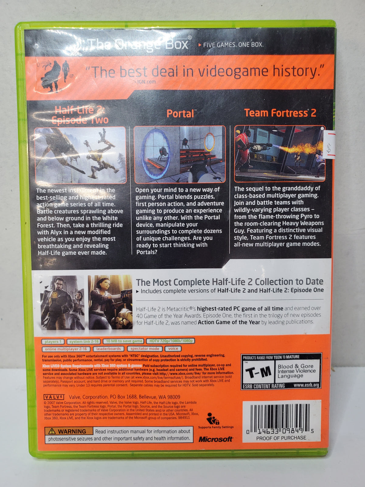 The Orange Box (Xbox 360)