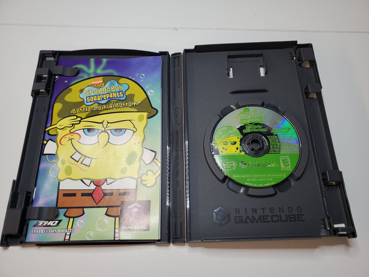 SpongeBob Squarepants: Battle for Bikini Bottom (Nintendo Gamecube, Complete)