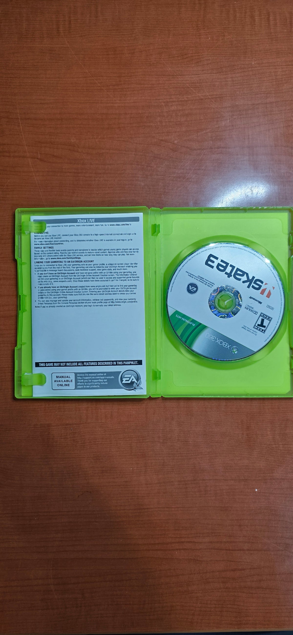 Skate 3 Platinum Hits (Xbox 360) (Damaged)